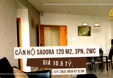 Bán căn hộ Sadora khu đô thị Sala 120m2